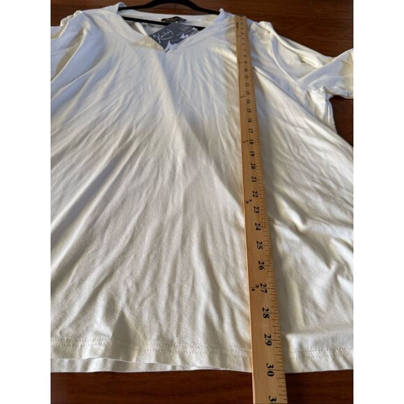 Kasbah Box2 Plus Size 28/30 Cream Jersey Tunic Top – Relaxed Fit NWT - Picture 6 of 12